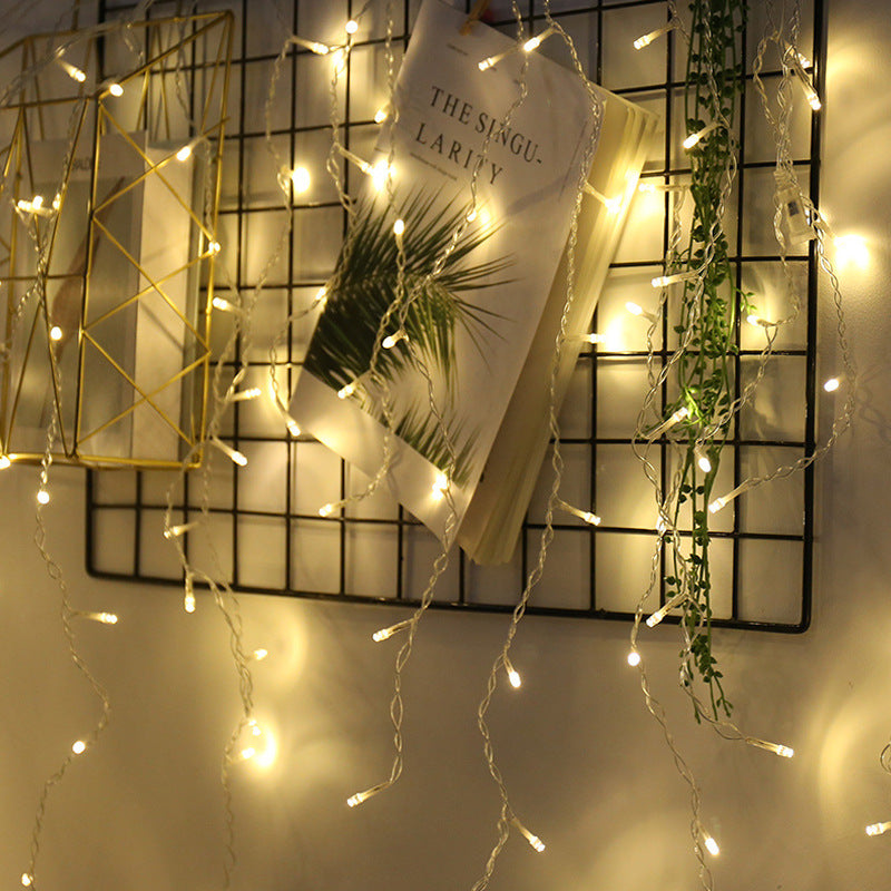 LED Starry Icicle Light String – Twinkling Lights for Magical Ambience