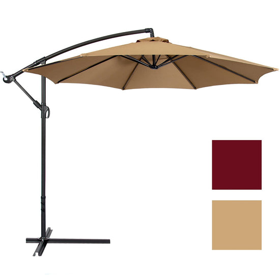 3M Side Patio Umbrella – Stylish Shade for Outdoor Relaxation