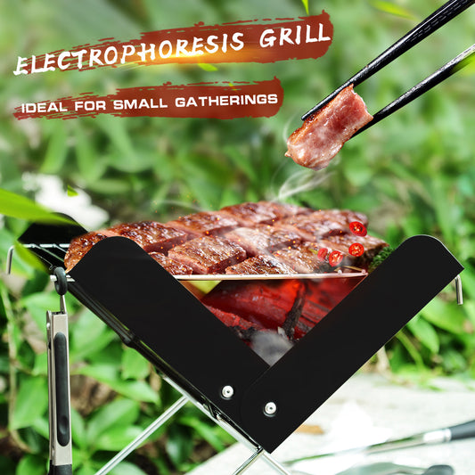 Portable Folding BBQ Grill – Compact & Perfect for Outdoor Grilling