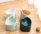 Pet Ceramic Bowl With Inclined Mouth Practical Durable Daily Indoor Pet Products