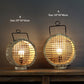 Handmade Wooden Decorative Lamp – Rustic Charm for a Cozy Home