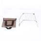 Portable Folding Stainless Steel Stove Holder – Compact & Durable for Camping & Outdoor Cooking