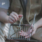 Portable Folding Stainless Steel Stove Holder – Compact & Durable for Camping & Outdoor Cooking