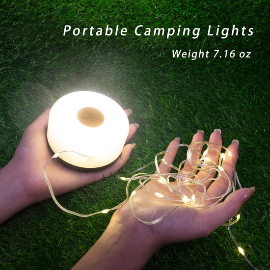 Portable LED Camping String Lights – Rechargeable, Durable & Perfect for Outdoor Adventures