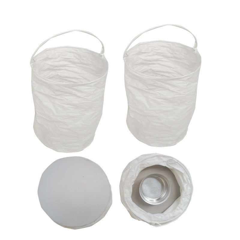 Handmade White Paper Lantern – Elegant & Timeless Home Décor