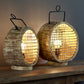 Handmade Wooden Decorative Lamp – Rustic Charm for a Cozy Home