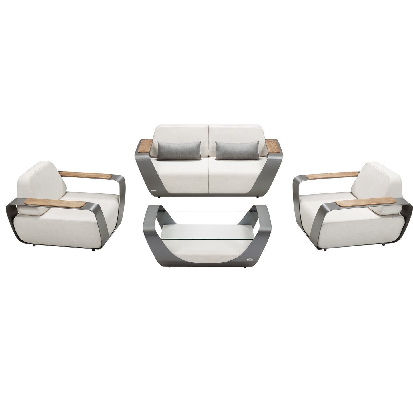 HIGOLD Onda Luxury Outdoor Conversation Set – Elegance Meets Comfort
