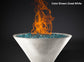 Slick Rock Concrete - RidgeLine Series Conical Fire Bowl - Match Lit