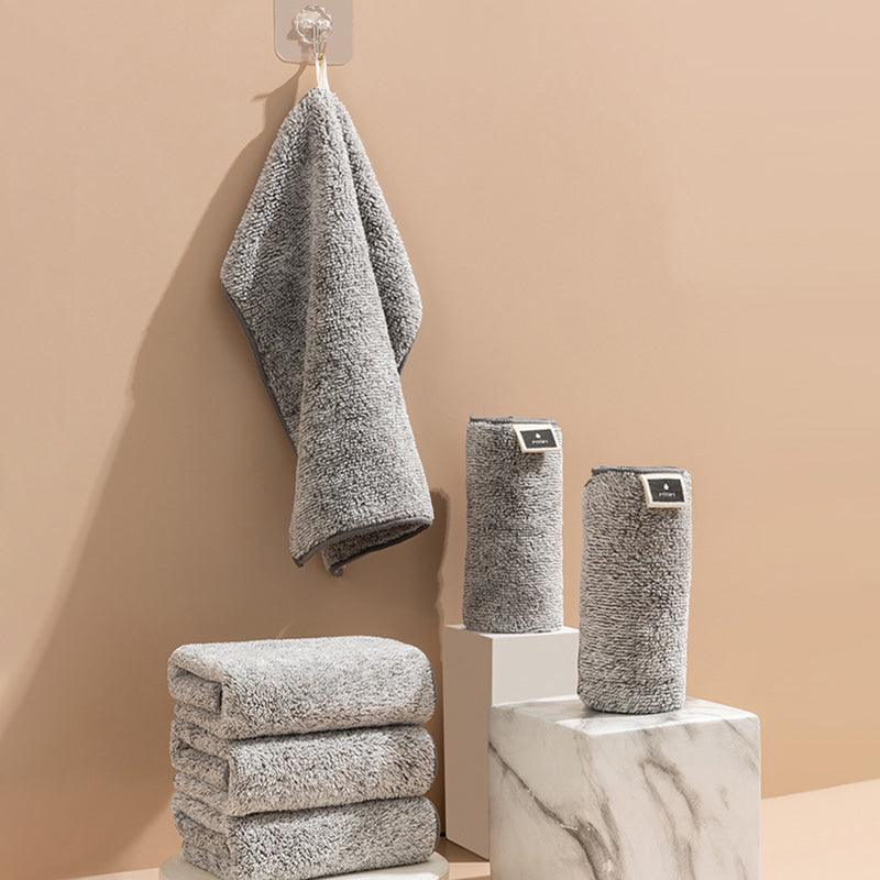 Bamboo Charcoal Towel Fine Fiber Dish Cloth